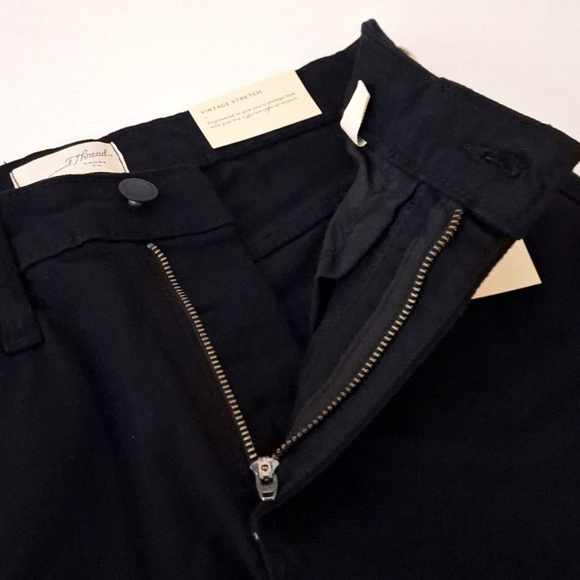 NEW! High-Rise Ankle Bootcut Jeans, Black - LONG - Universal Thread - Picture 9 of 10